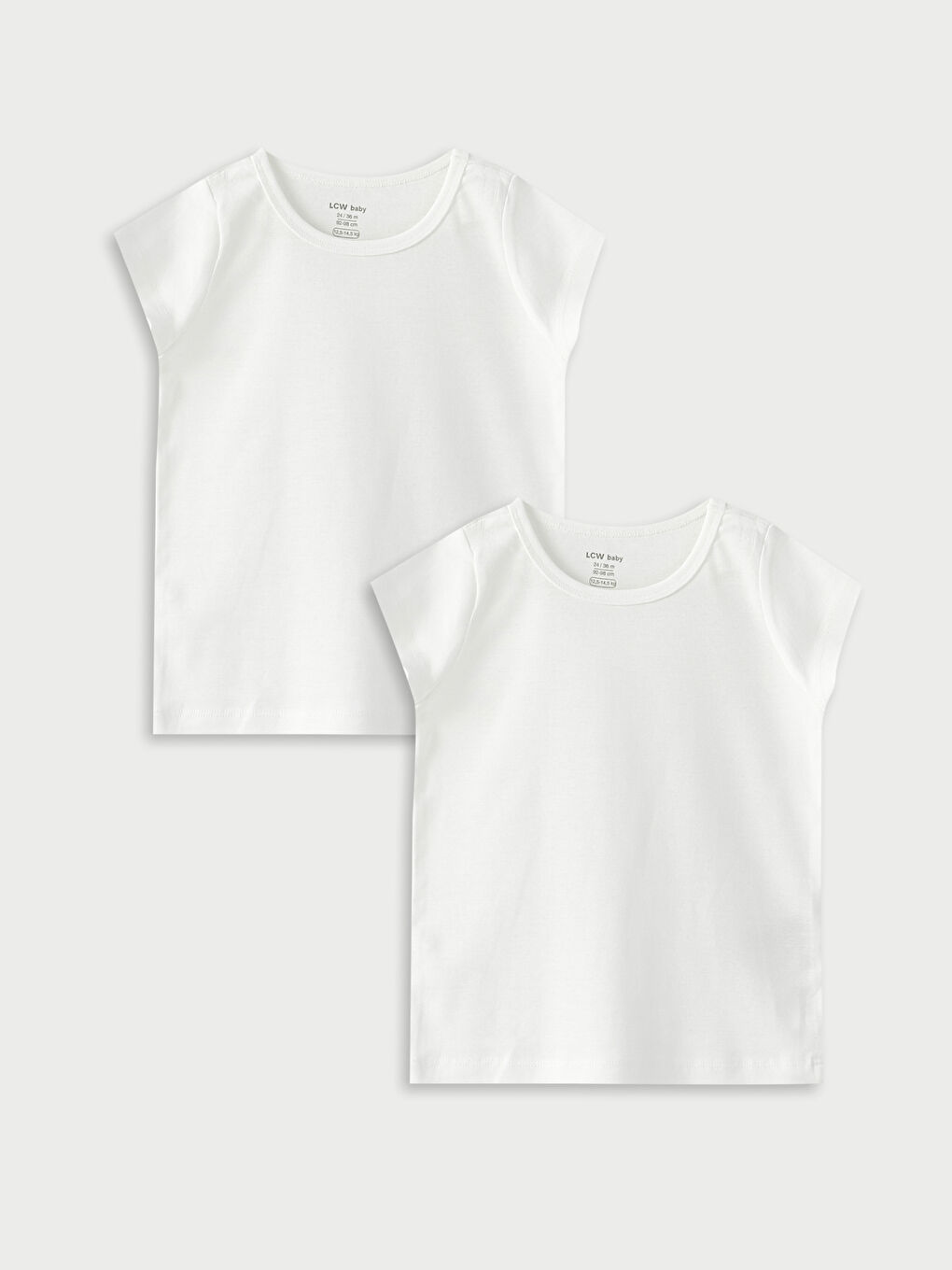 LCW baby Crew Neck Short Sleeve Basic Baby Boy Athlete 2 Pack -W2DL53Z1-R9J