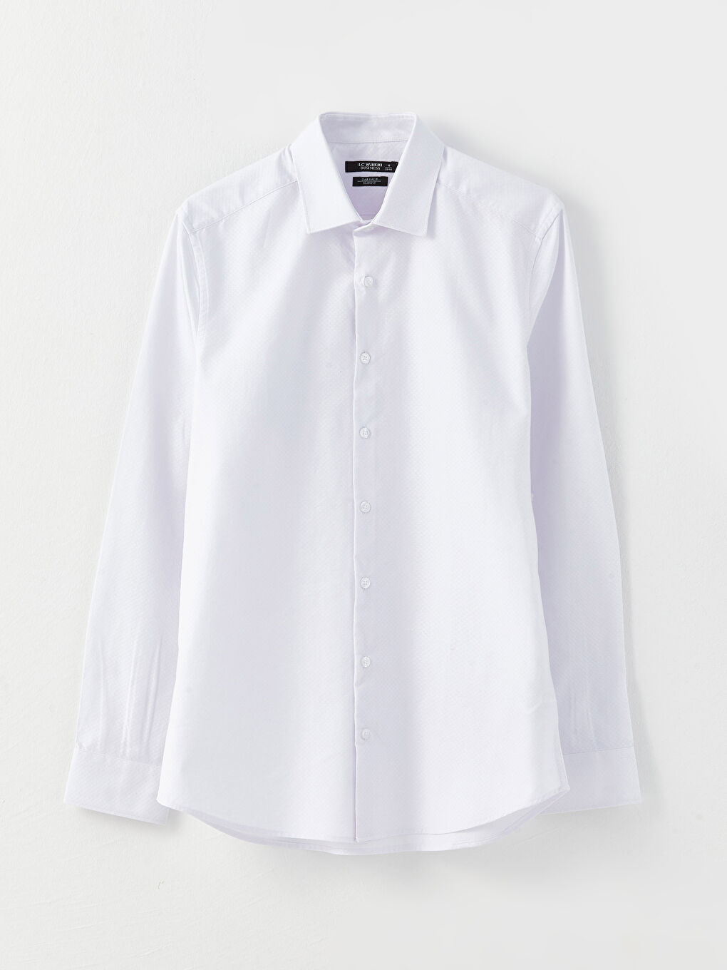 LCWAIKIKI Formal Slim Fit Long Sleeve Dobby Men's Shirt -W2DL72Z8-Q6K