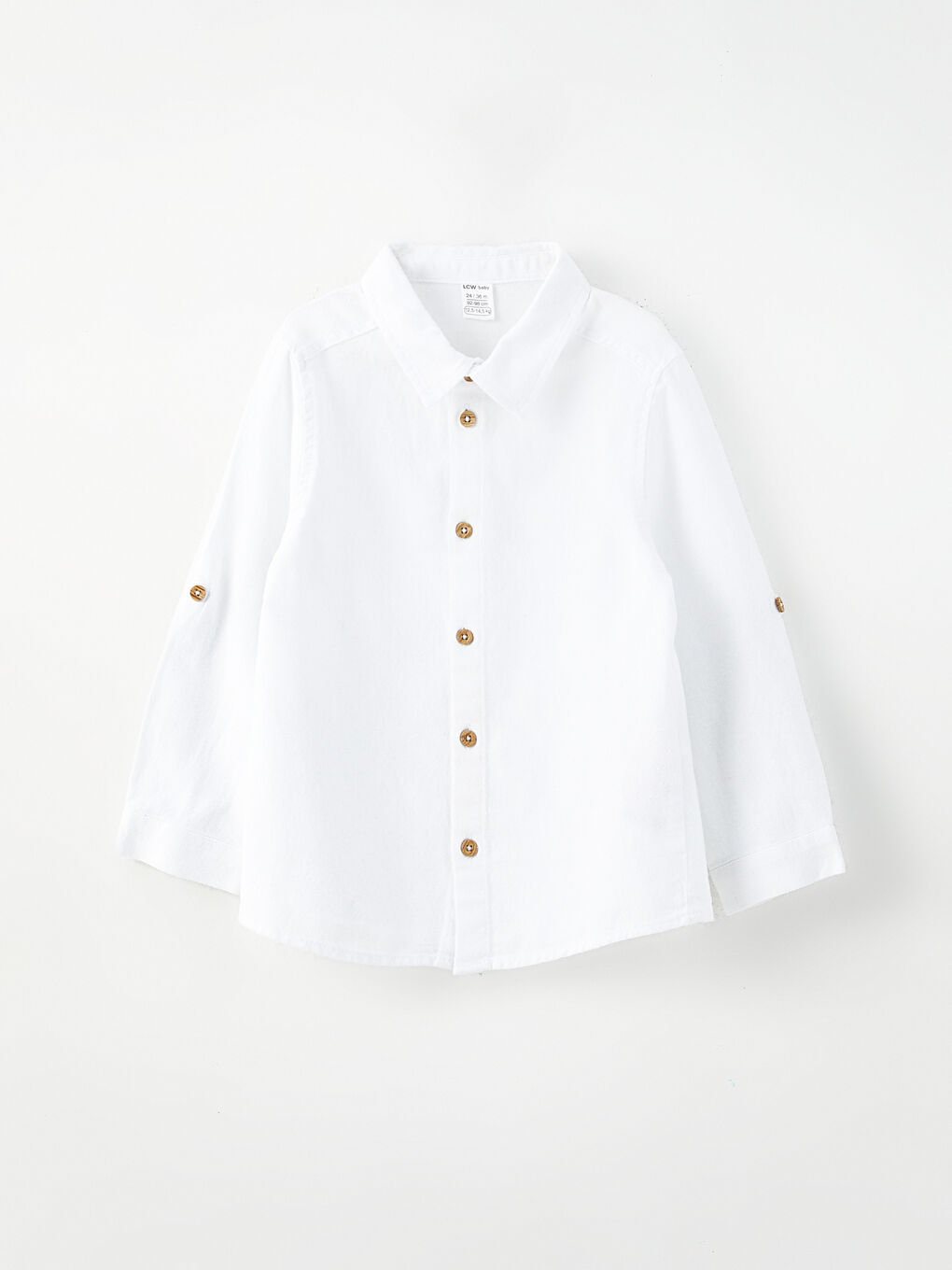 Set Bebeluși Băieți Cămașă Guler Mânecă Lungă Pachet de 4-6