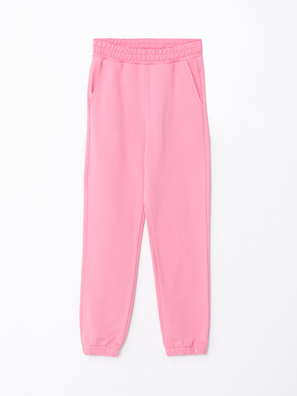 بنطلون رياضي تخين بخصر مرن للسيدات-5