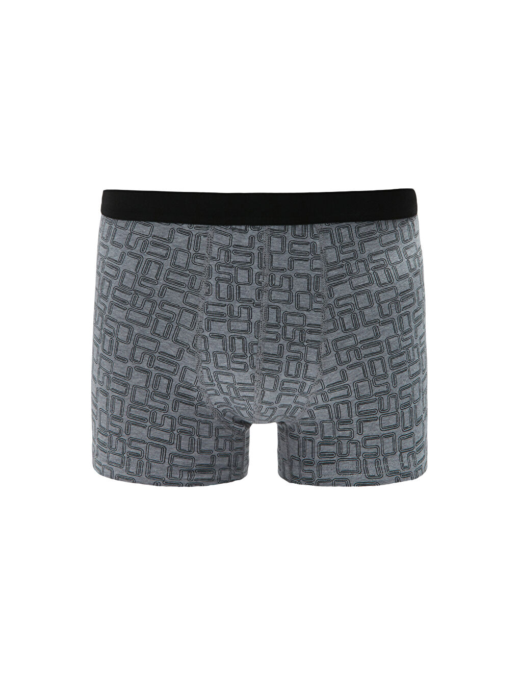 Siyah Standart Kalıp Pamuklu Esnek Erkek Boxer 3'lü-2