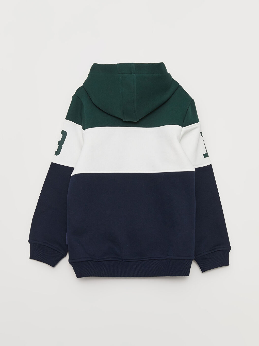 SOUTHBLUE Koyu Yeşil Kapüşonlu Baskılı Uzun Kollu Erkek Çocuk Sweatshirt - 3