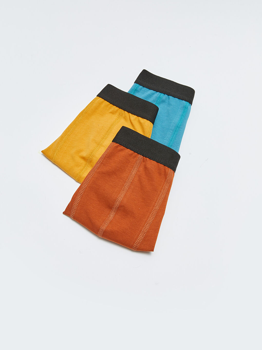 LC WAIKIKI Standart Kalıp Pamuklu Esnek Erkek Boxer 3'lü-1