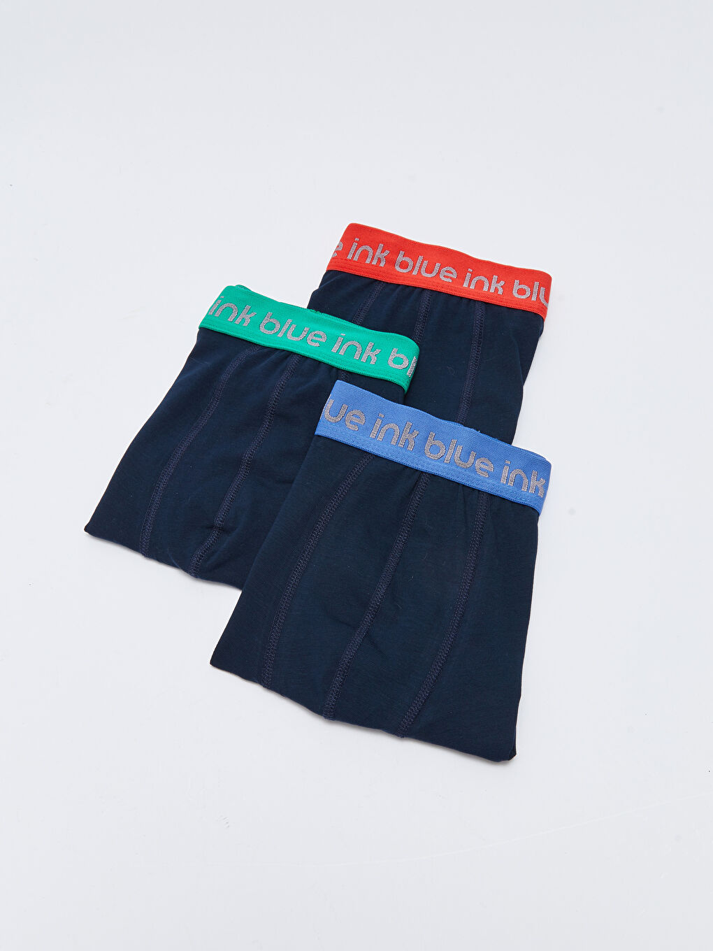 Lacivert Standart Kalıp Pamuklu Esnek Erkek Boxer 3'lü-1