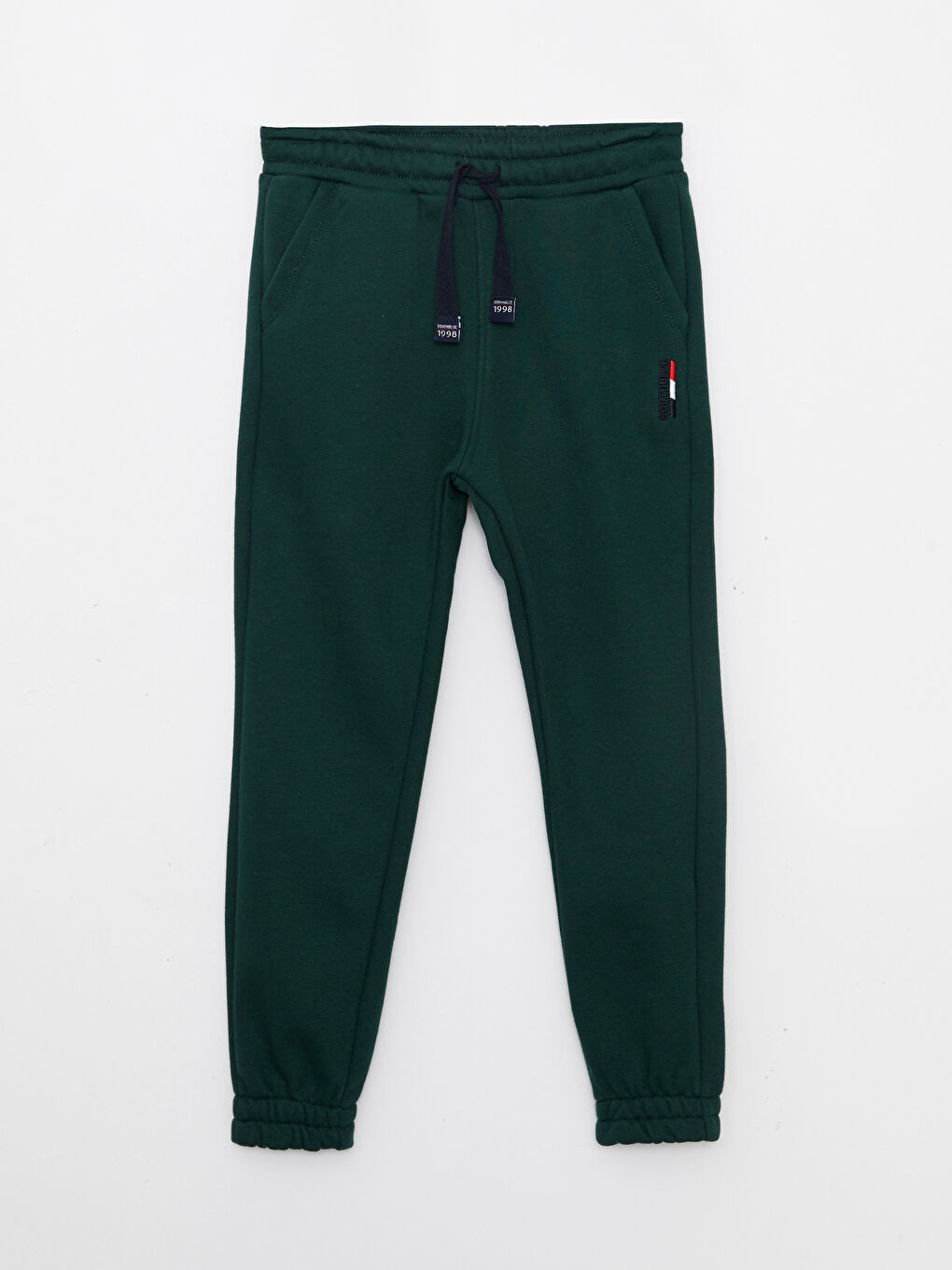 Elastic Waist Embroidery Detailed Boy Jogger Sweatpants