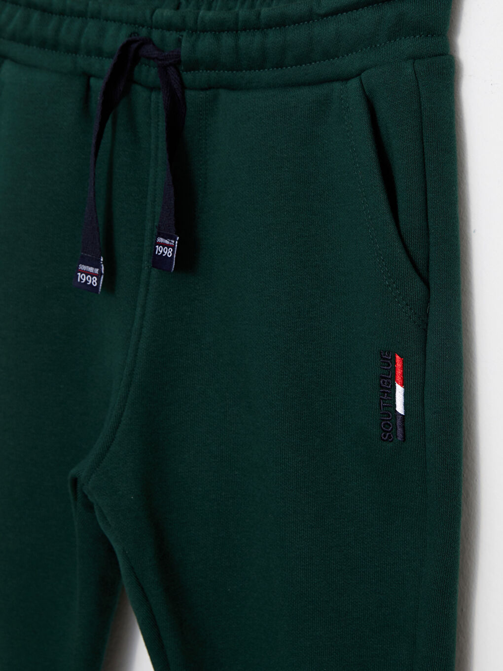 Elastic Waist Embroidery Detailed Boy Jogger Sweatpants-2