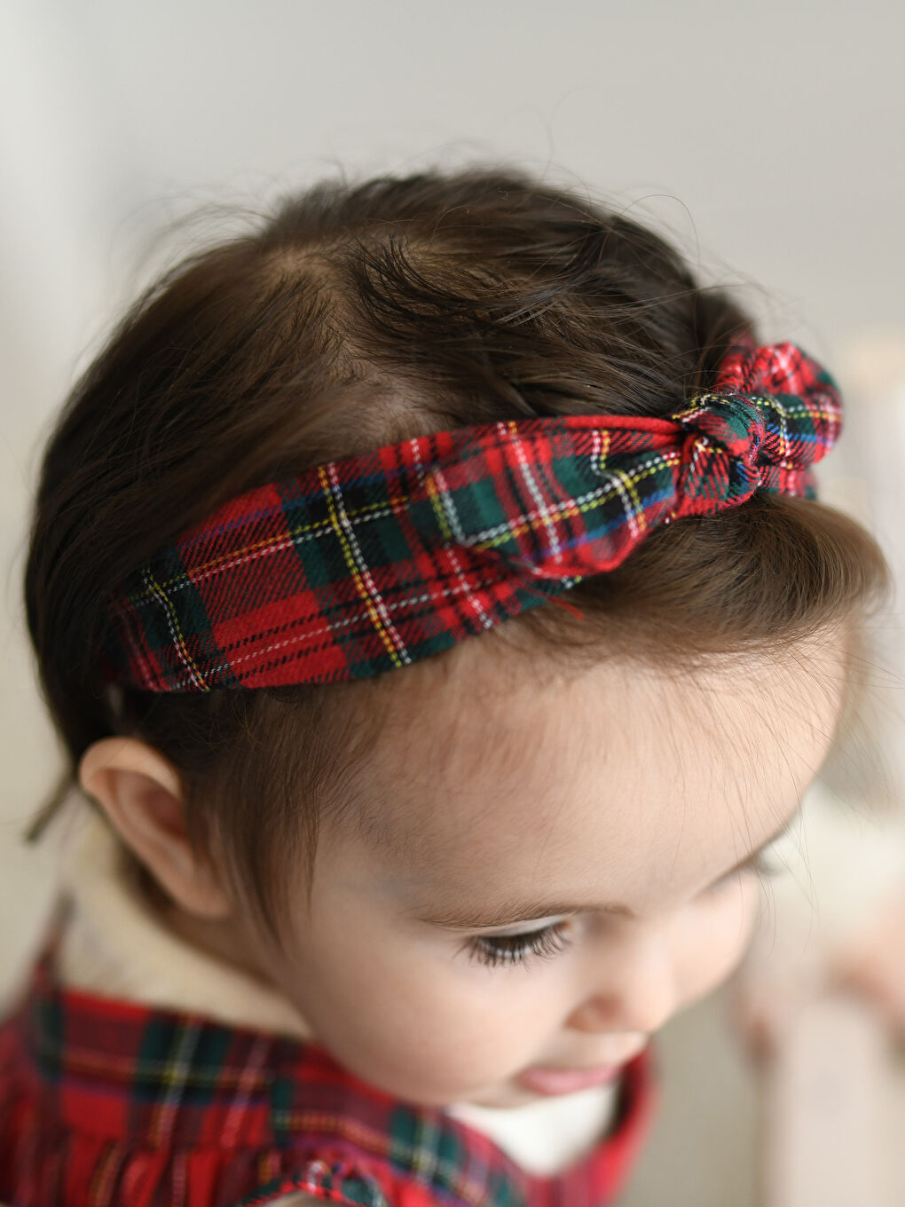 Kırmızı Bisiklet Yaka Uzun Kollu Kız Bebek 4'lü Takım-1