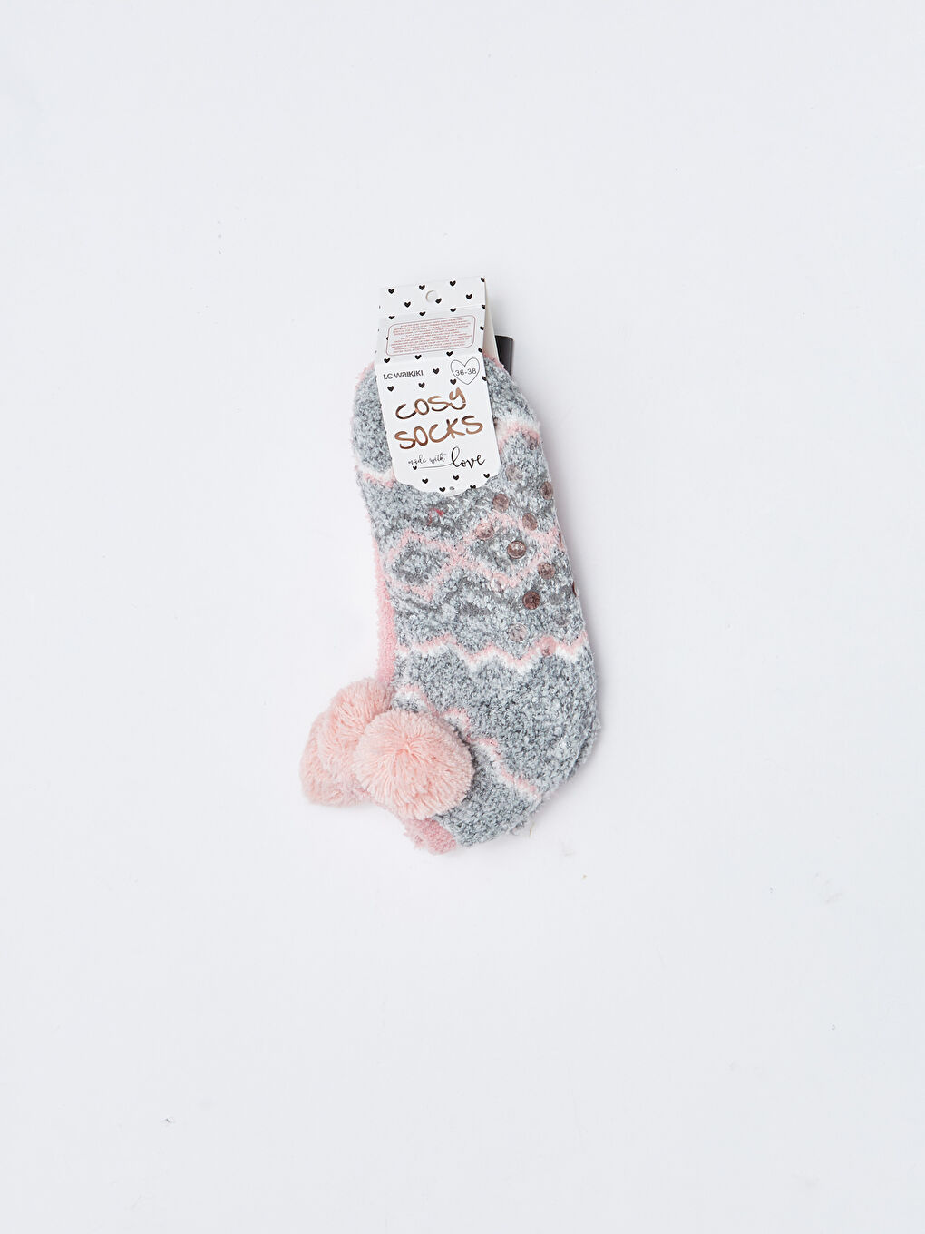Patterned Women's Homewear Socks 2 Pack
