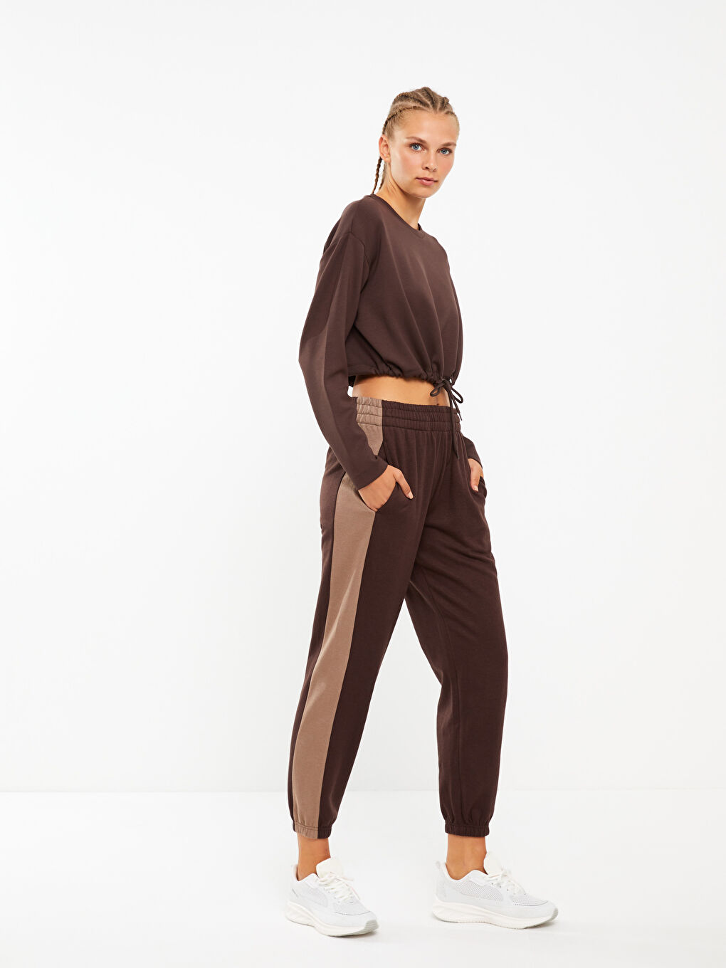 XSIDE ACTIVE Elastic Waist Women's Jogger Sweatpants with