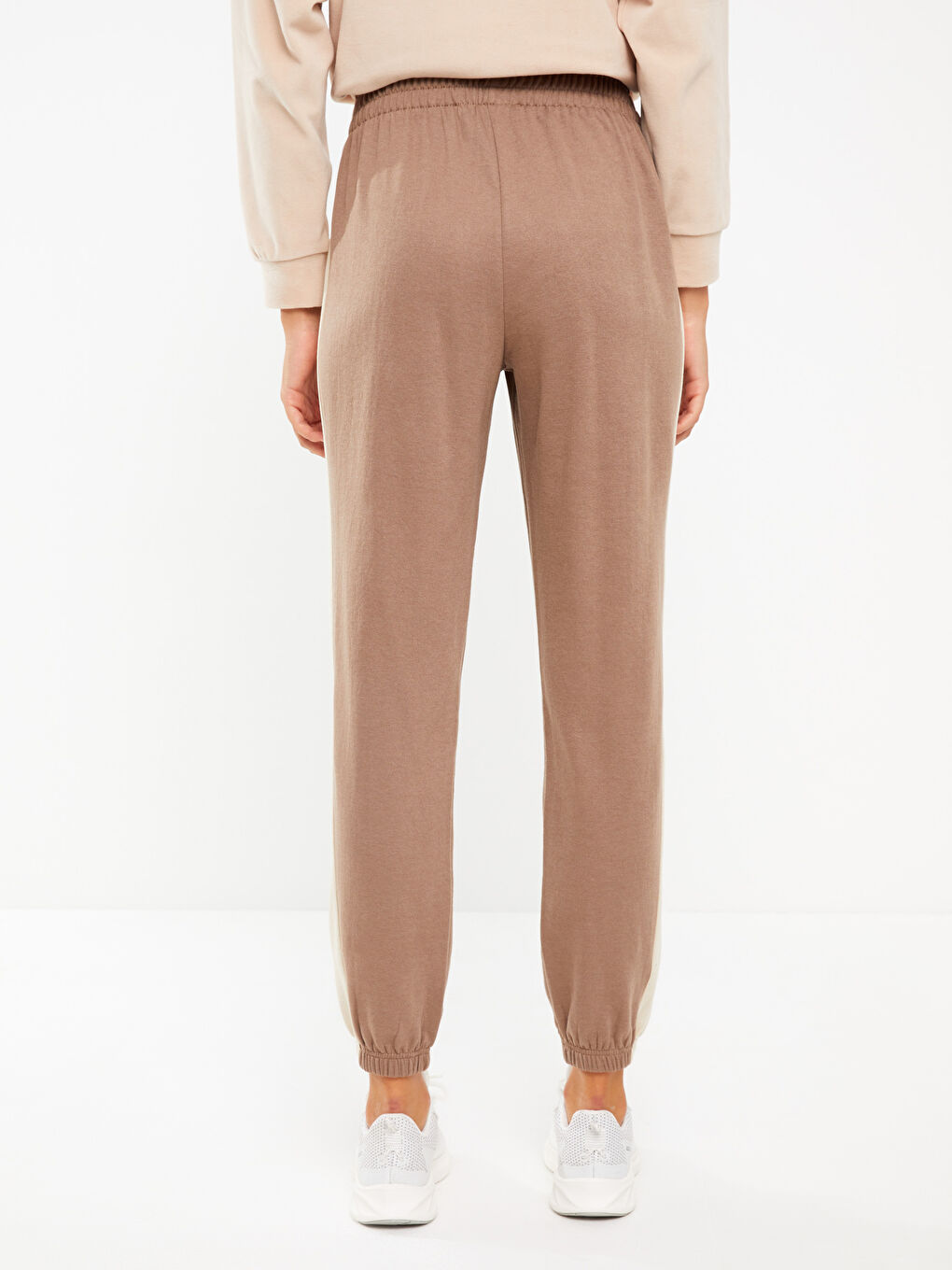 XSIDE ACTIVE Elastic Waist Women's Jogger Sweatpants with Color Block -W2DO82Z8-T18