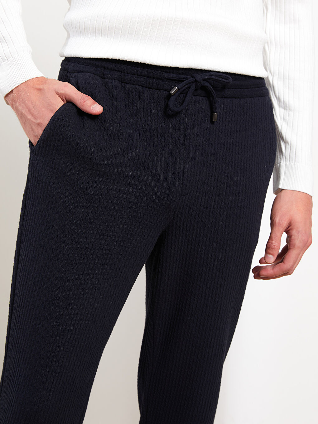 LCW Vision Lacivert Slim Fit Erkek Pantolon - 4