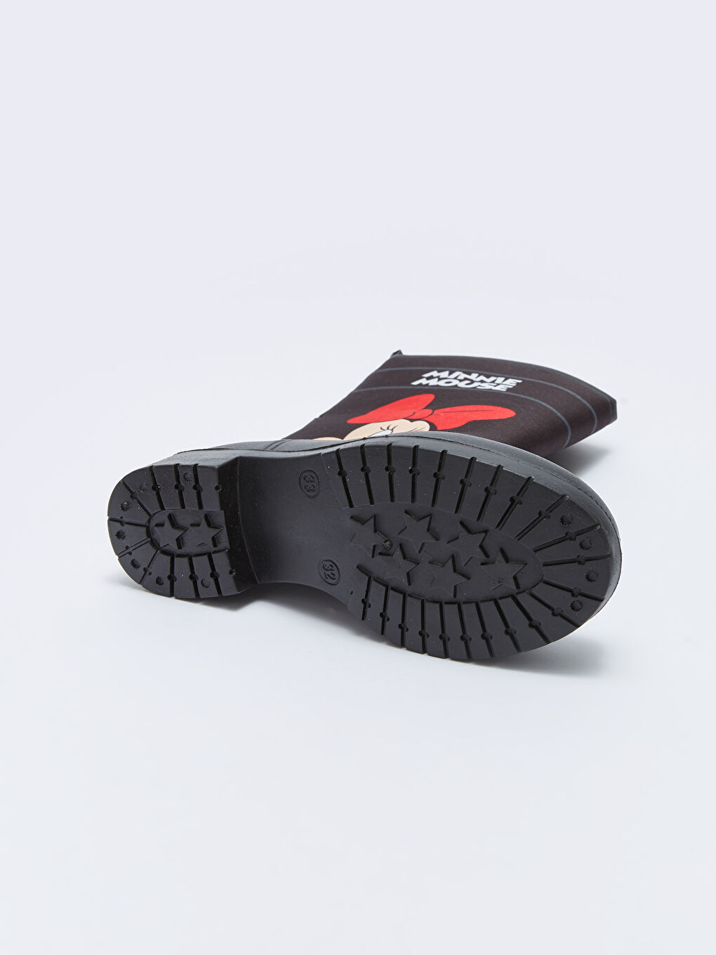 Siyah Minnie Mouse Lisanslı Kız Çocuk Yağmur Botu-3