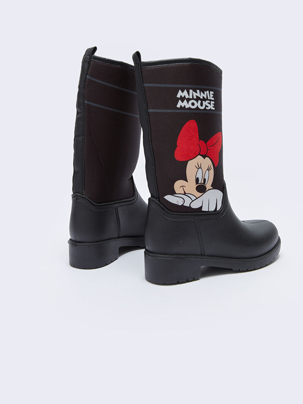 Siyah Minnie Mouse Lisanslı Kız Çocuk Yağmur Botu-4