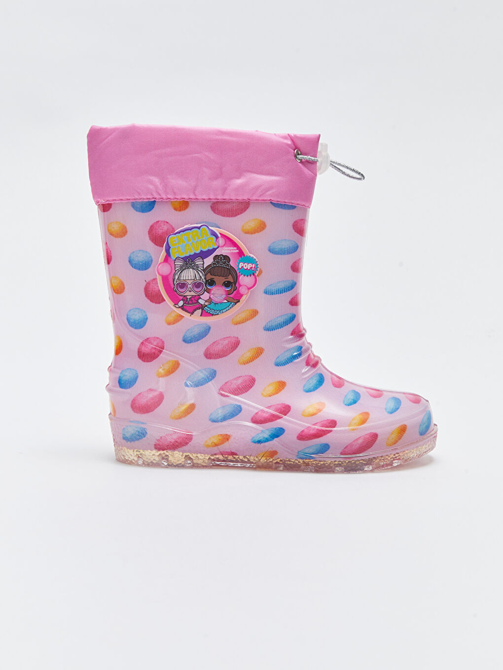 Pembe LOL Lisanslı Kız Çocuk Yağmur Botu-1