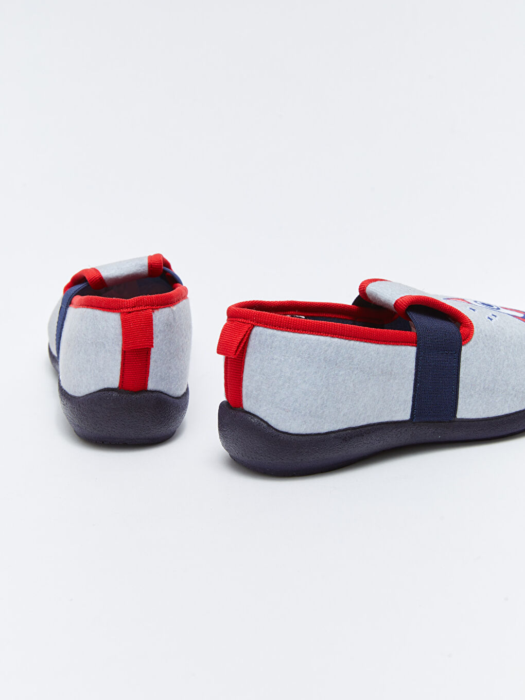 Gri Baskılı Erkek Çocuk Panduf-4