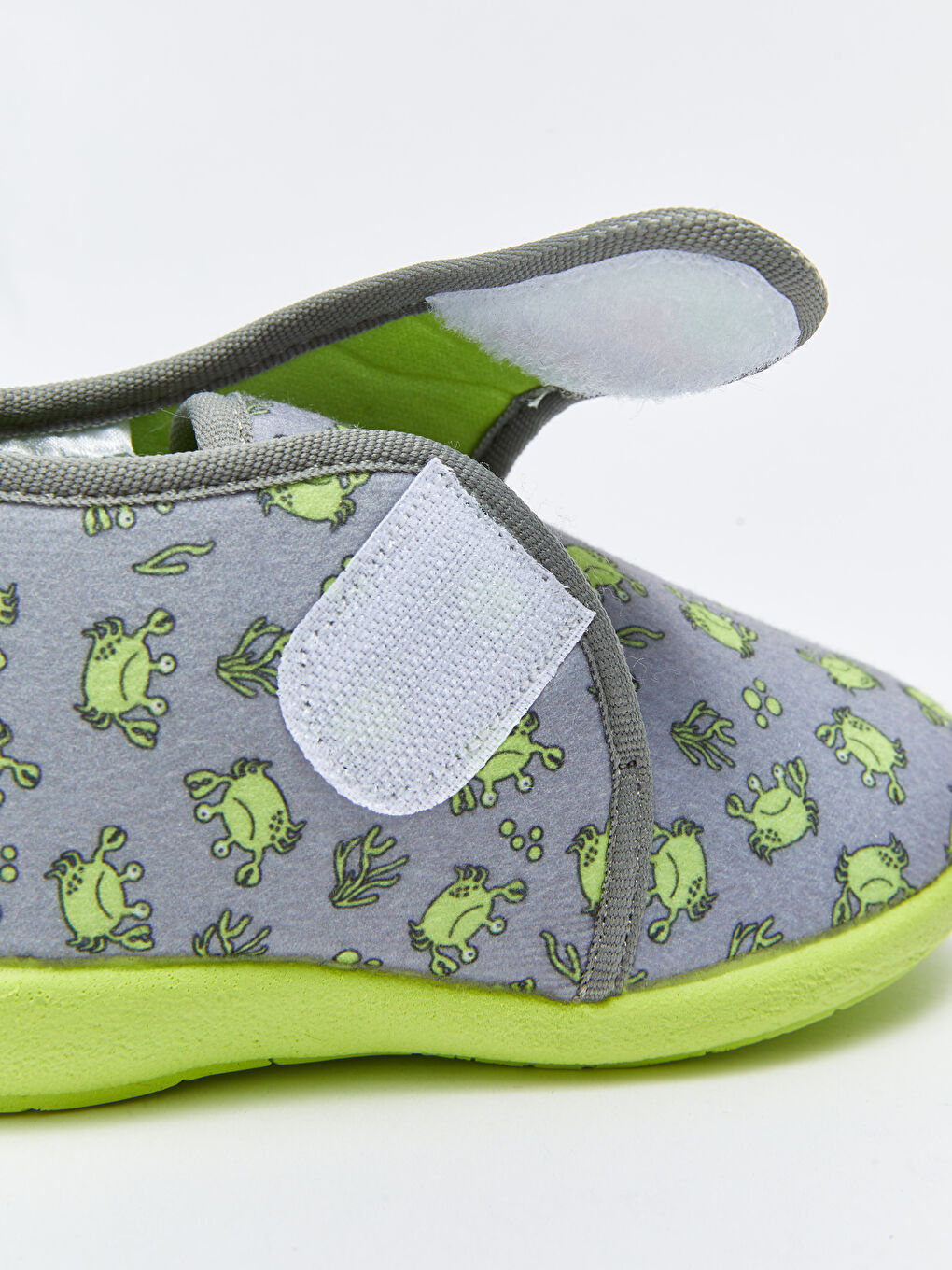 Домашние сапожки-тапочки с принтом и застежкой-липучкой для мальчиков-5