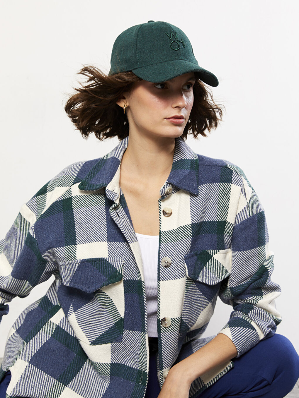 Text Embroidered Women's Baseball Cap