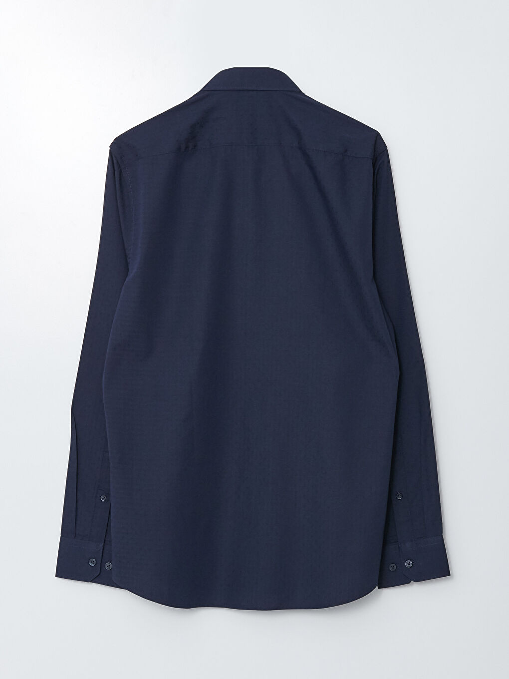 Slim Fit Long Sleeve Dobby Men's Shirt-6