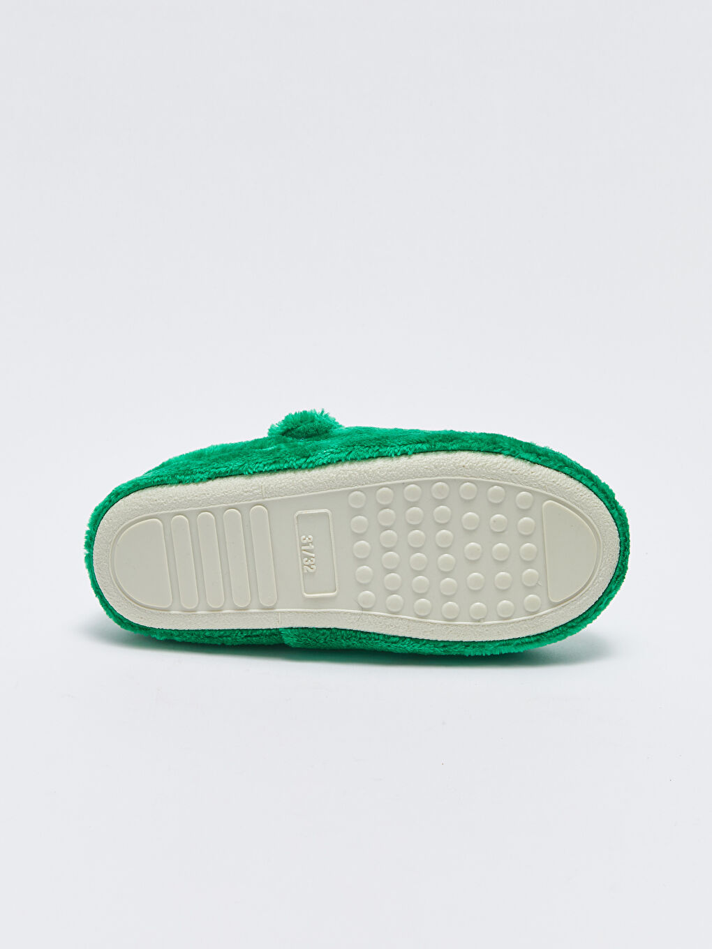 Yeşil Cırt Cırtlı Nakışlı Erkek Çocuk Ev Ayakkabısı-3