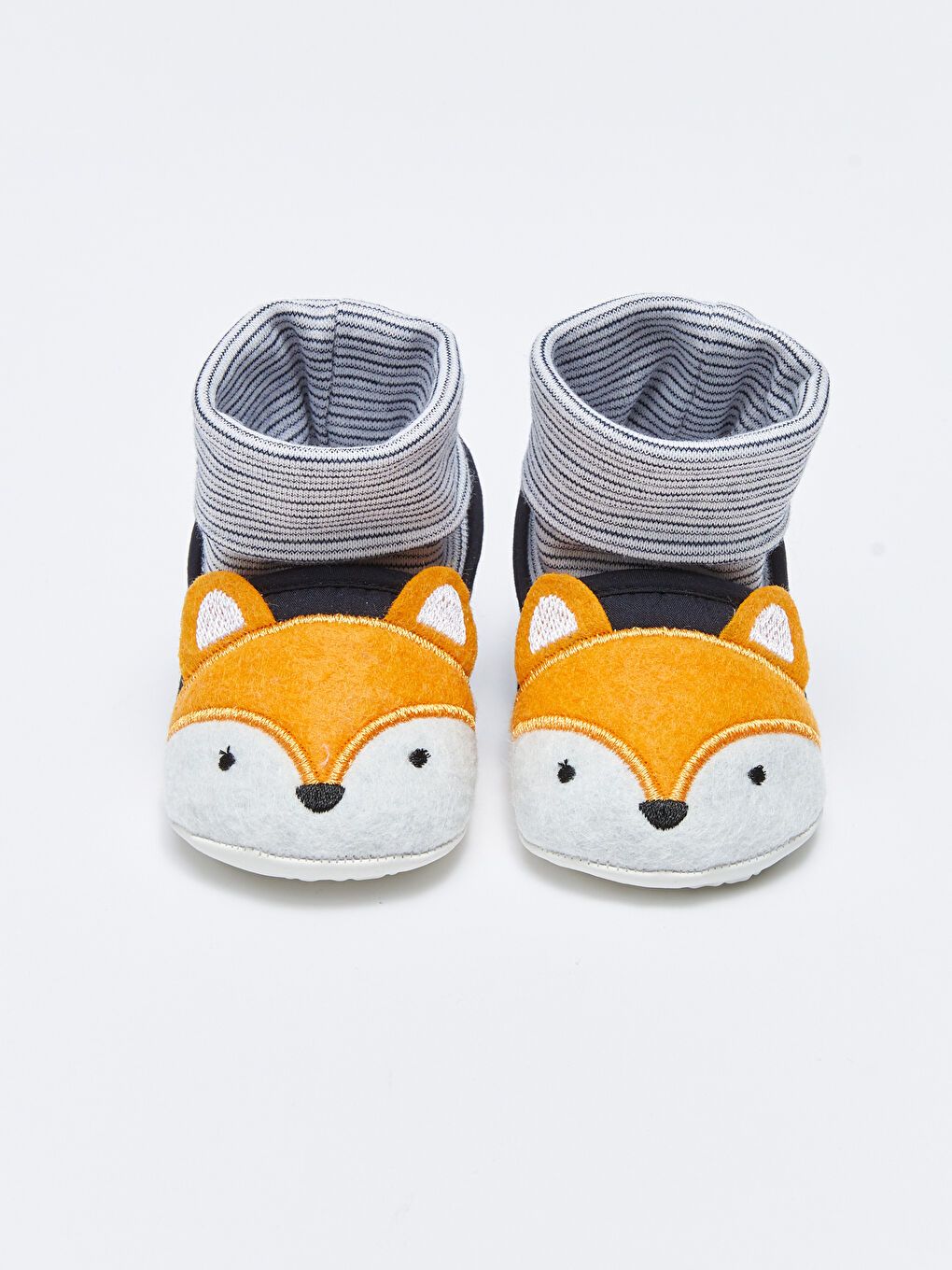 Lacivert Nakışlı Çoraplı Erkek Bebek Yürüme Öncesi Ayakkabı-2