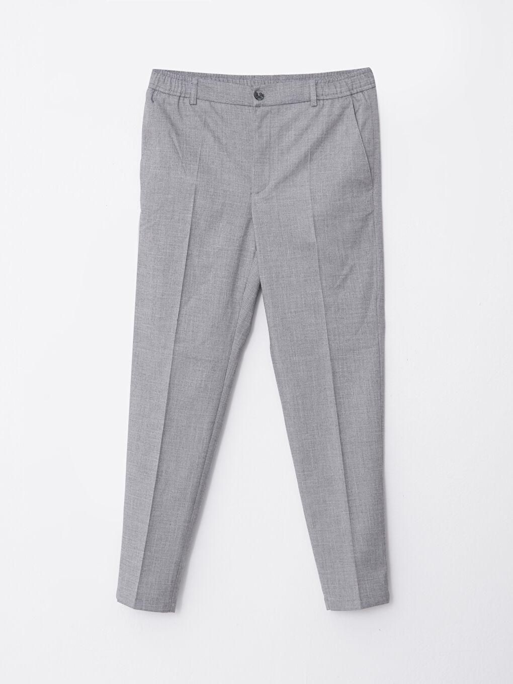 Gri Slim Fit Erkek Pantolon-5