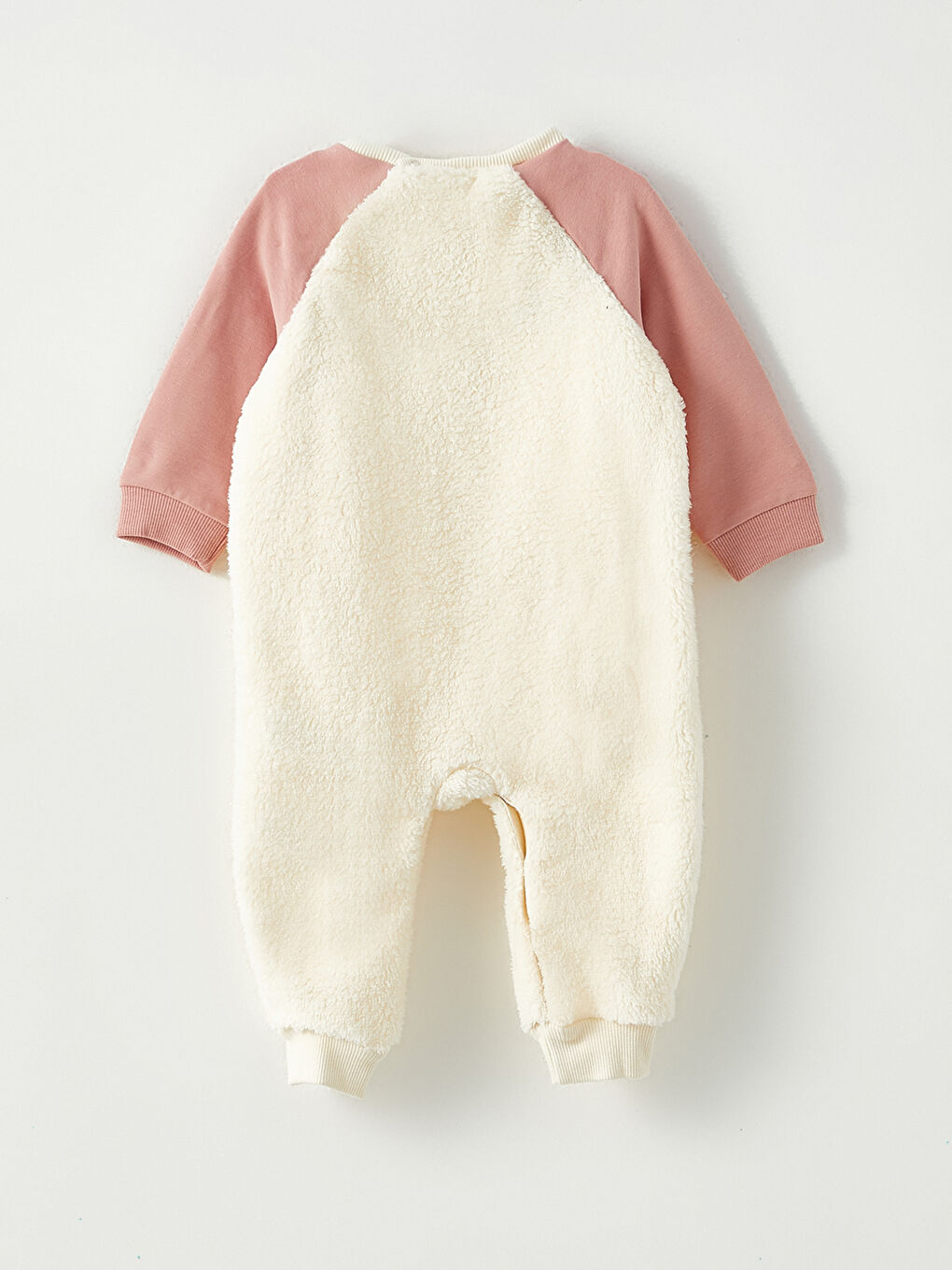 LCW baby Rundhalsausschnitt Langarm Bestickt Plüsch Baby Mädchen Overall -W2DQ21Z1-FDL