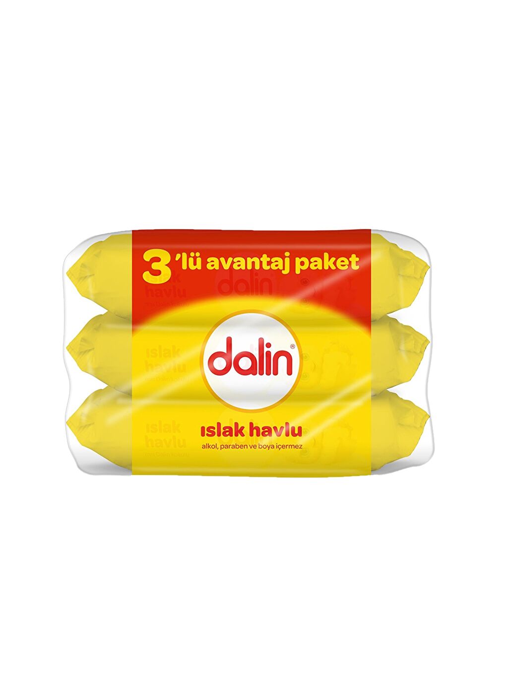 Dalin Islak Pamuk Havlu 3'lü Avantaj Paketi