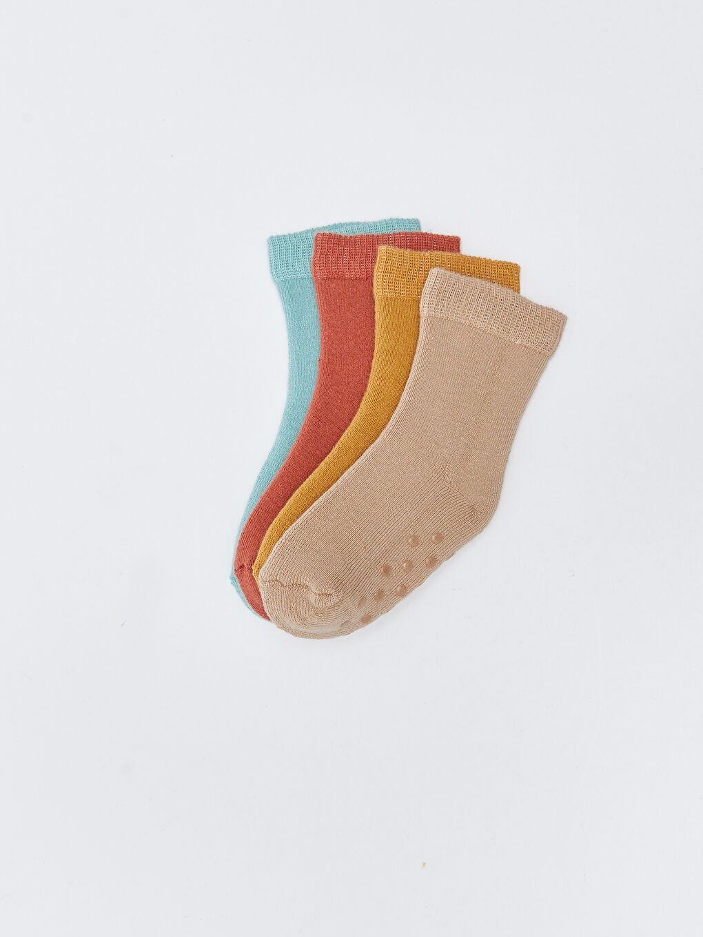 LC Waikiki Basic Baby Boy Towel Socks 4 Pack -W2DR89Z1-S8D