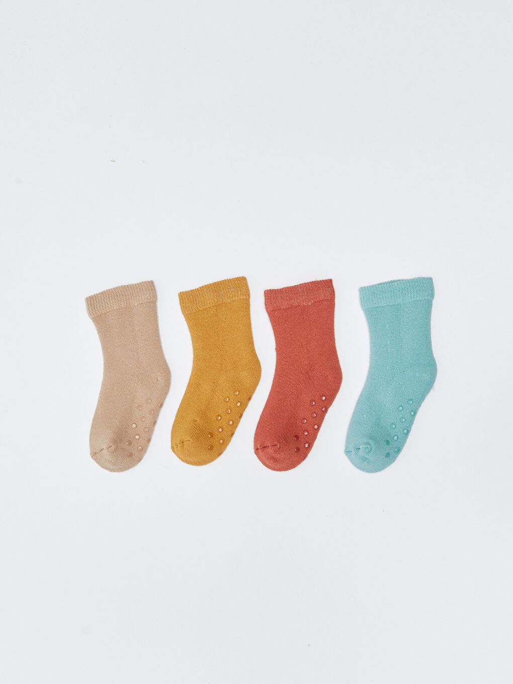 LC Waikiki Basic Baby Boy Towel Socks 4 Pack -W2DR89Z1-S8D
