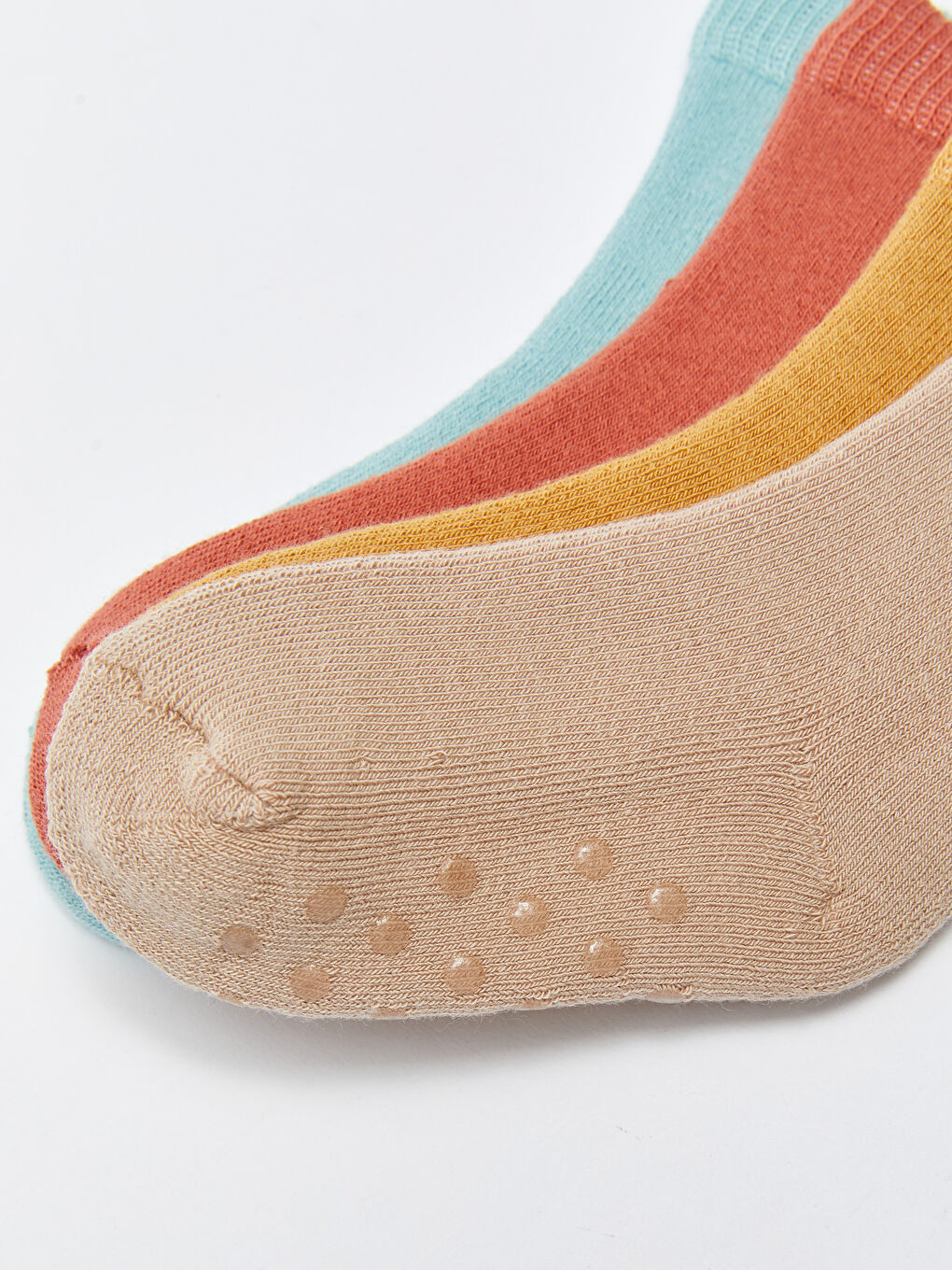 LC Waikiki Basic Baby Boy Towel Socks 4 Pack -W2DR89Z1-S8D