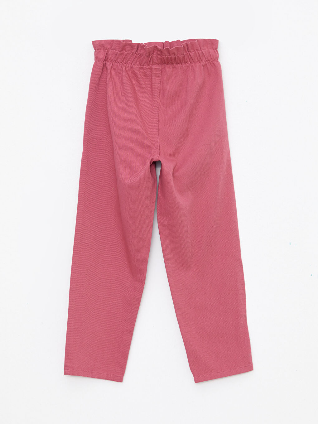 Брюки из габардина для девочек с эластичной резинкой на талии-1
