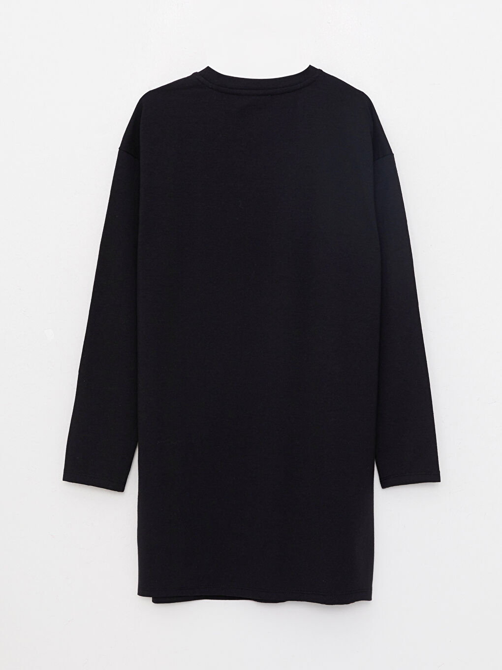 LCWAIKIKI Maternity Bisiklet Yaka Düz Uzun Kollu Hamile Tunik -W2DS67Z8-CVL