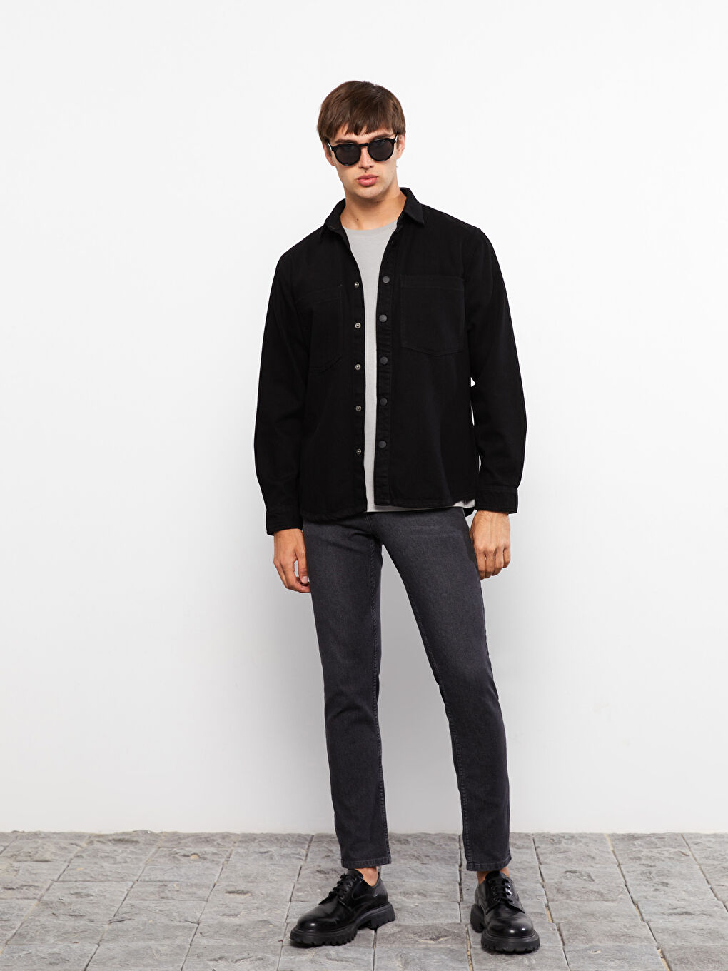 Standard Fit Men's Denim Jacket-1