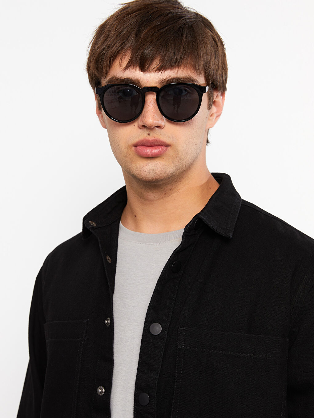 Standard Fit Men's Denim Jacket-2