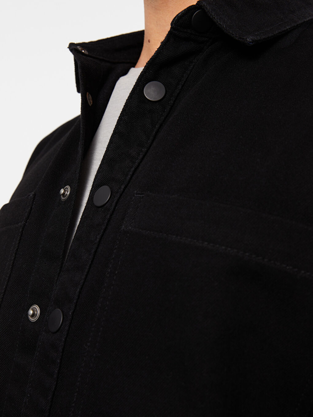 Standard Fit Men's Denim Jacket-3