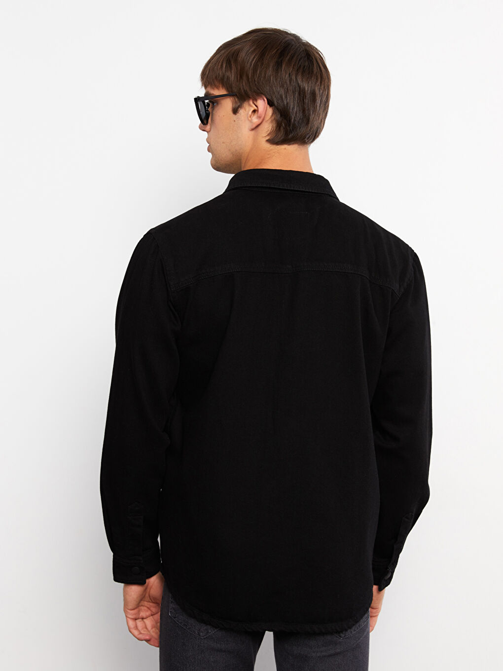 Standard Fit Men's Denim Jacket-4