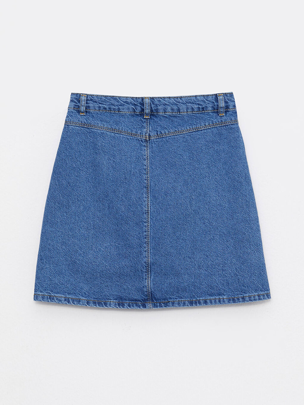 Basic Girl Jean Skirt-1