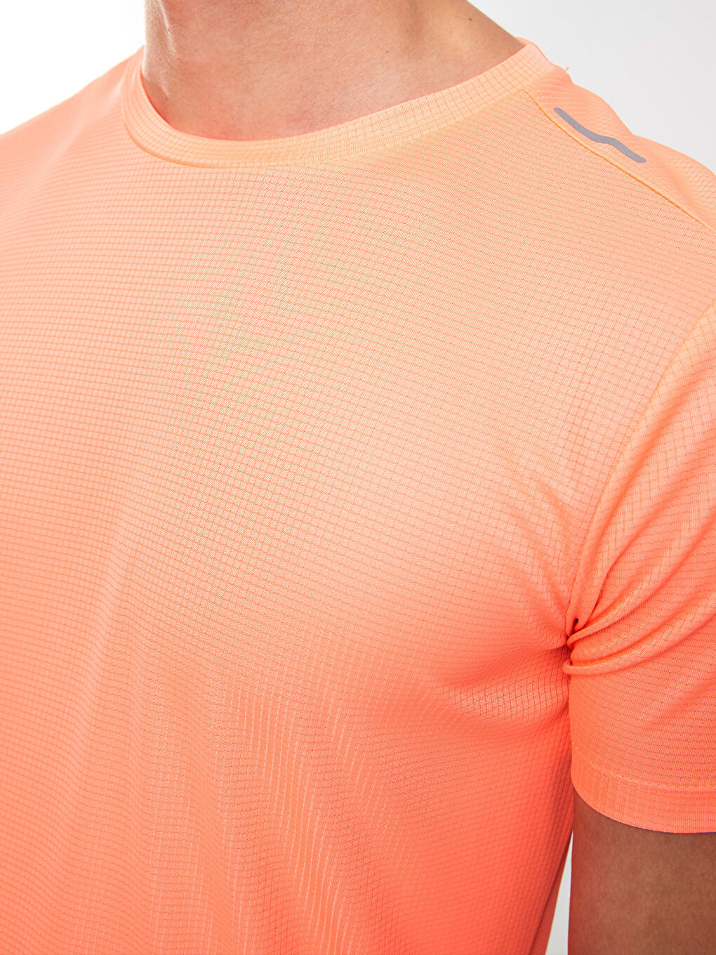 Mercan Bisiklet Yaka Kısa Kollu Erkek Spor Tişört-3