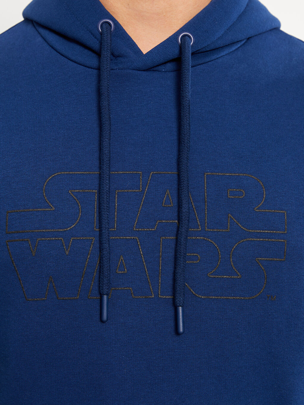 LCW Casual Açık Lacivert Uzun Kollu Star Wars Baskılı Erkek Hoodie - 2