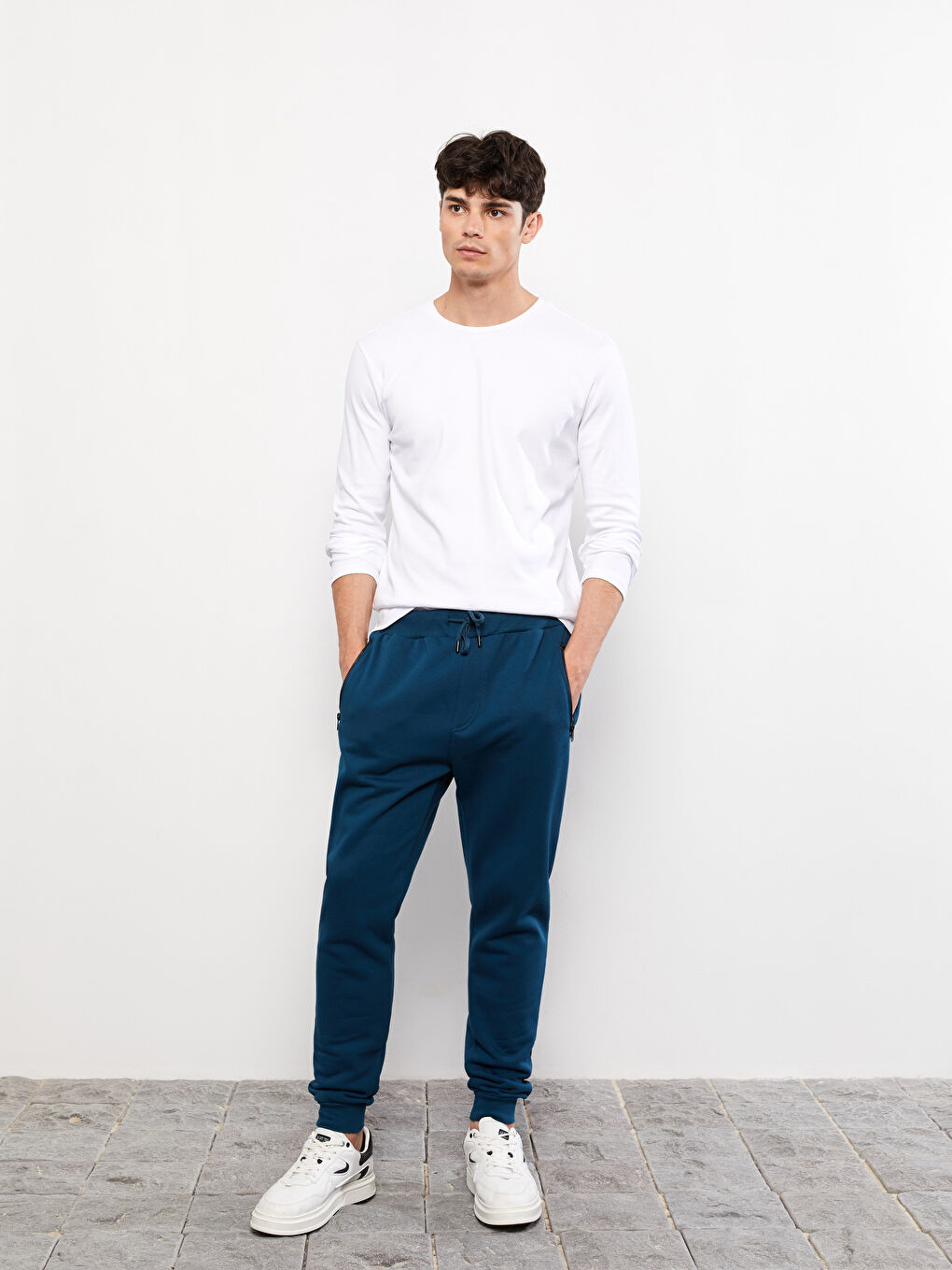 Crew Neck Long Sleeve Men's T-Shirt 2-Pack-4