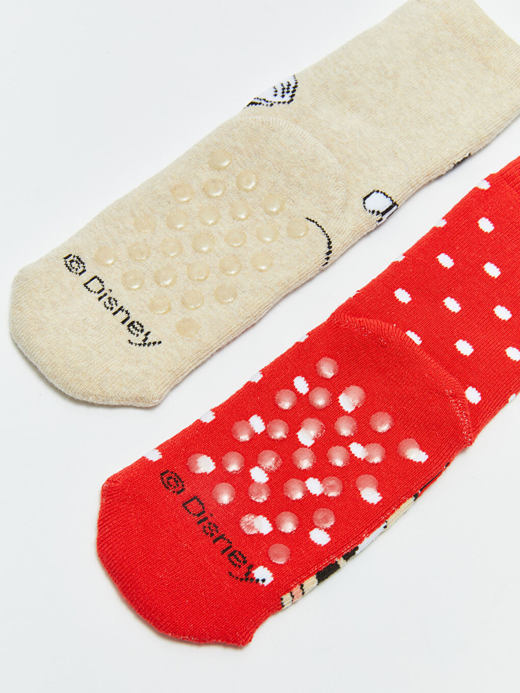 Махровые носки до щиколотки с узором Минни Маус для девочек, 2 упаковки-3