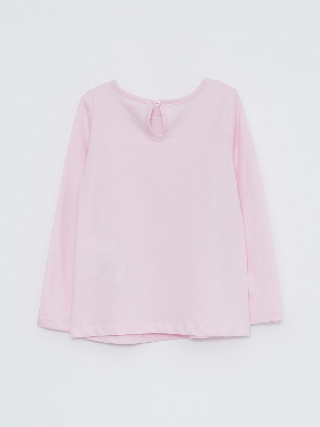 LCW ECO Crew Neck Long Sleeve Printed Baby Girls' T-Shirt -W2DU82Z1-FXK