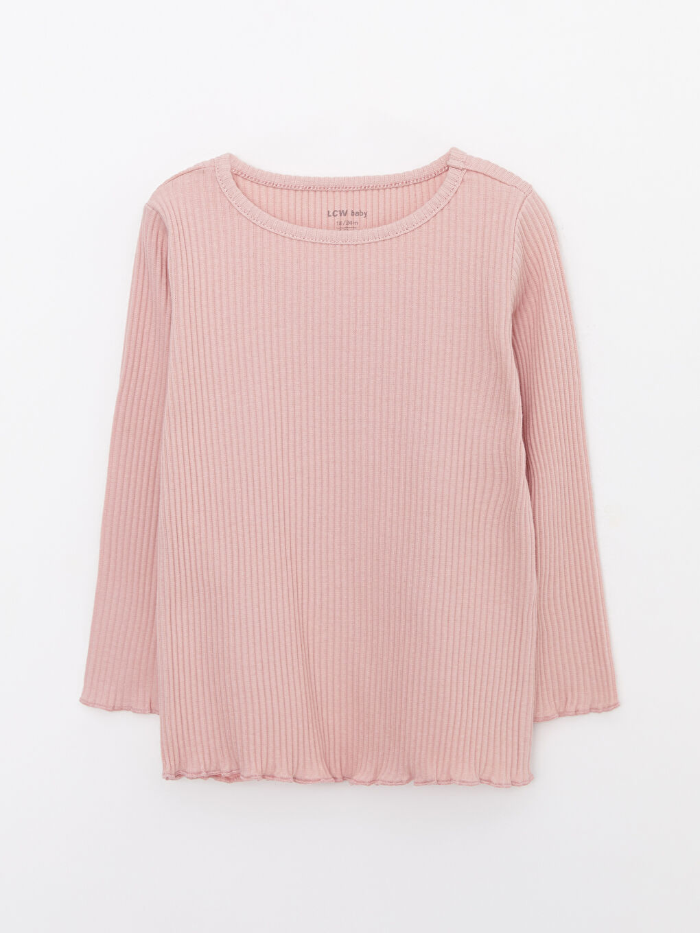 Crew Neck Long Sleeve Cotton Baby Girl 2-Pajama Set-1