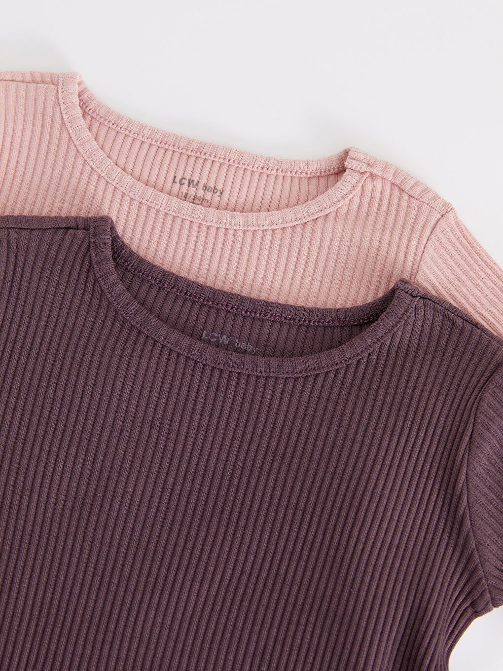 Crew Neck Long Sleeve Cotton Baby Girl 2-Pajama Set-5