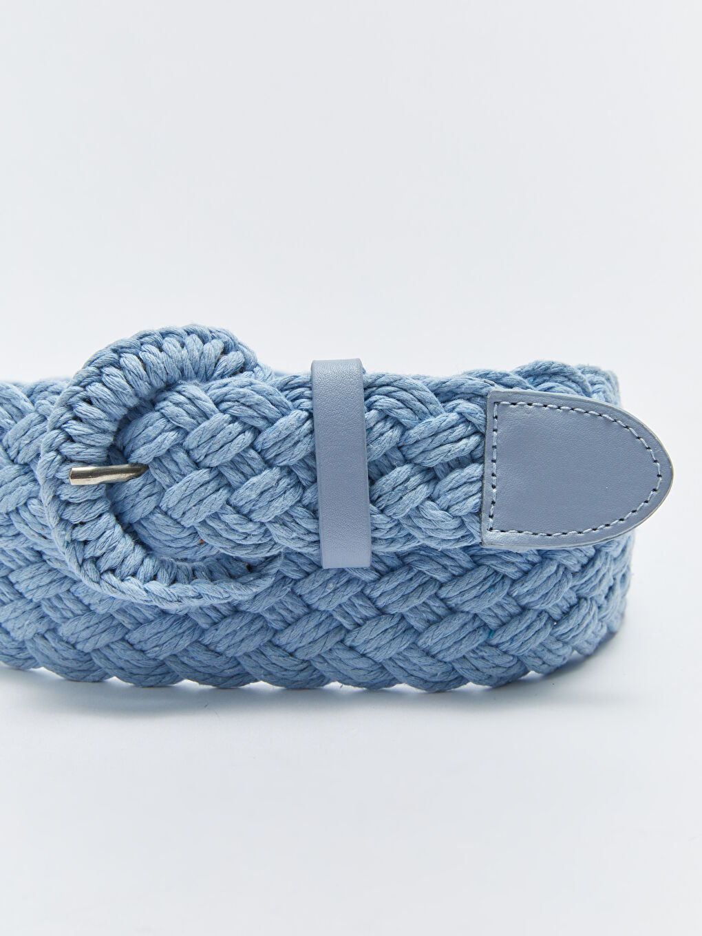 Mavi Örgü Desenli Kadın Kemer-3