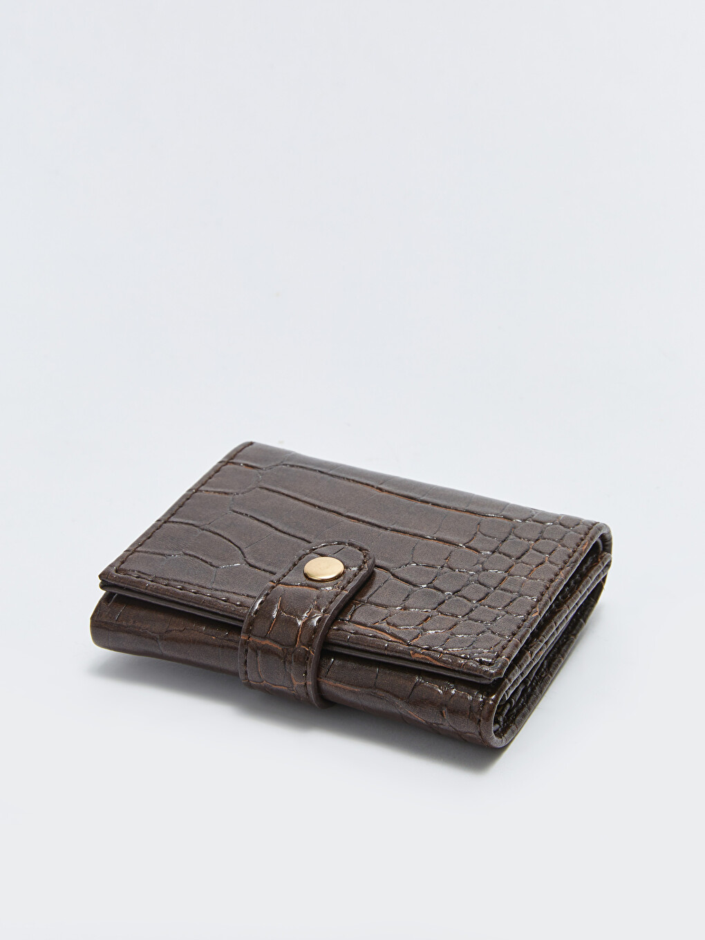 Portefeuille pour Femmes en Similicuir Effet Croco-1