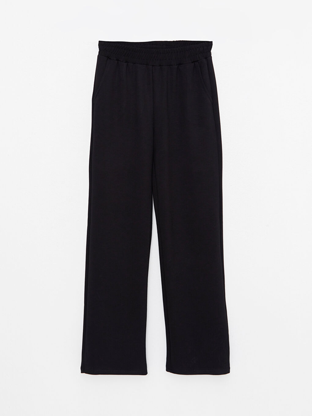 بنطلون رياضي سادة بخصر مرن للسيدات-5