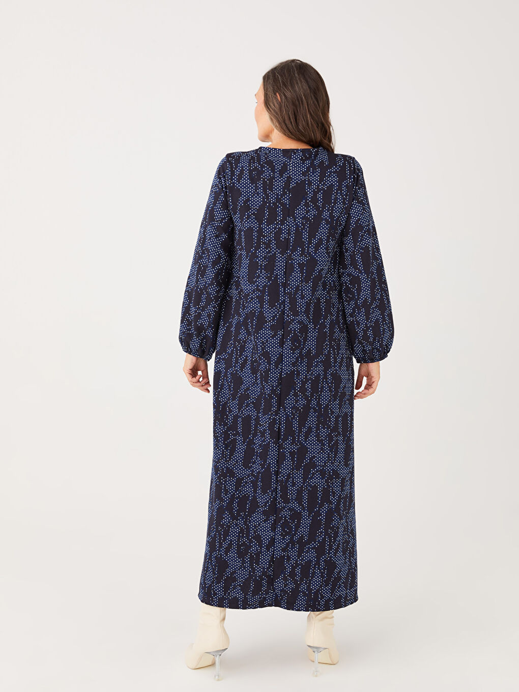 فستان كحلي امرأة-4