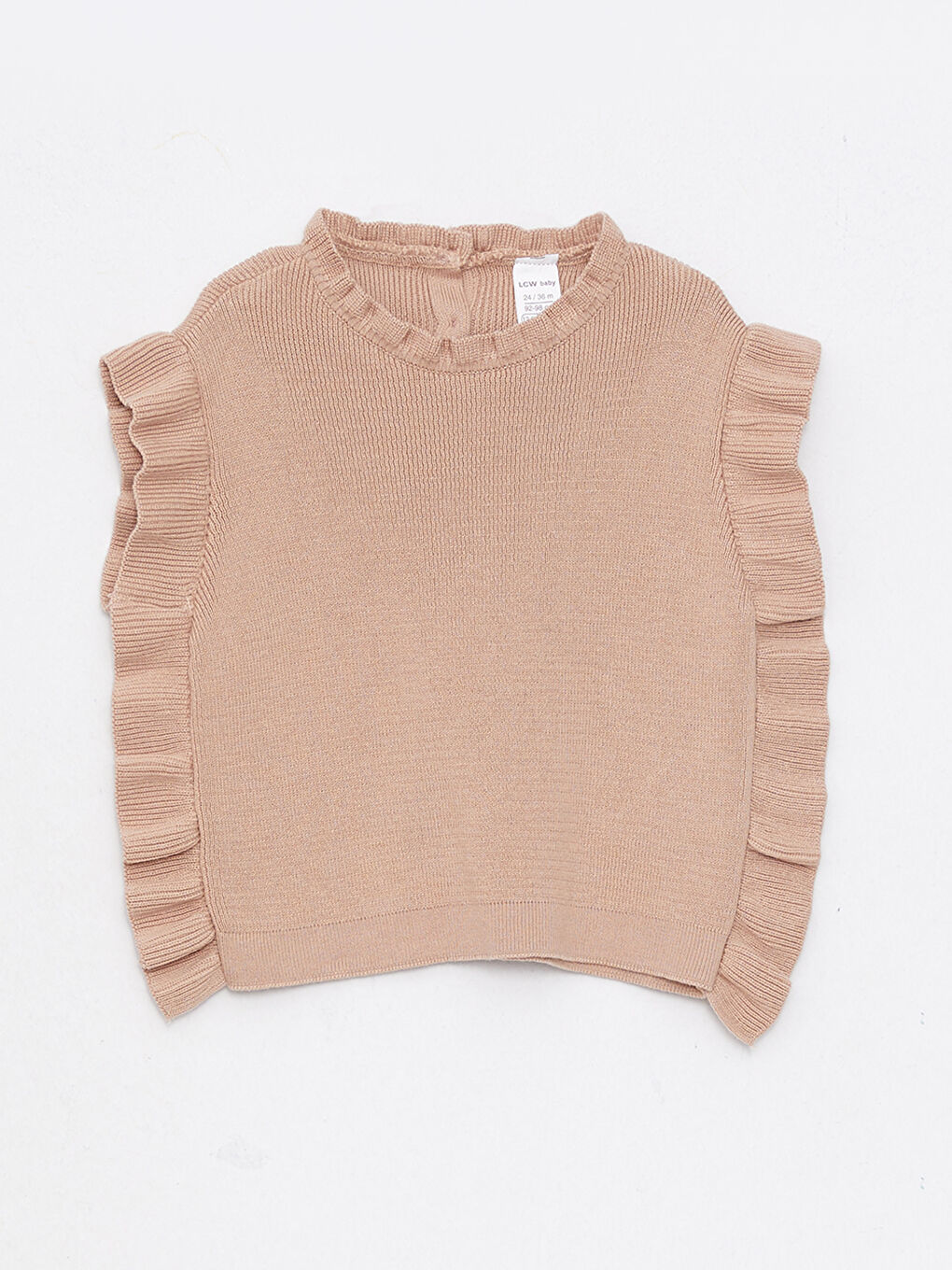 Crew Neck Basic Baby Girl Knitwear Sweater and Leggings 2-Pack Set-1