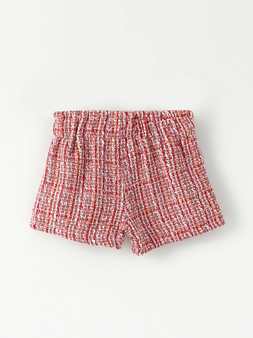 Pembe Beli Lastikli Desenli Kız Bebek Şort ve Külotlu Çorap Takım 2'li-4